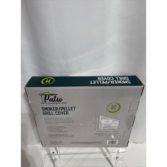 Patio Companion Professional Smoker/Pellet‎ Grill Cover M 52"x30"x45" - Picture 11 of 12